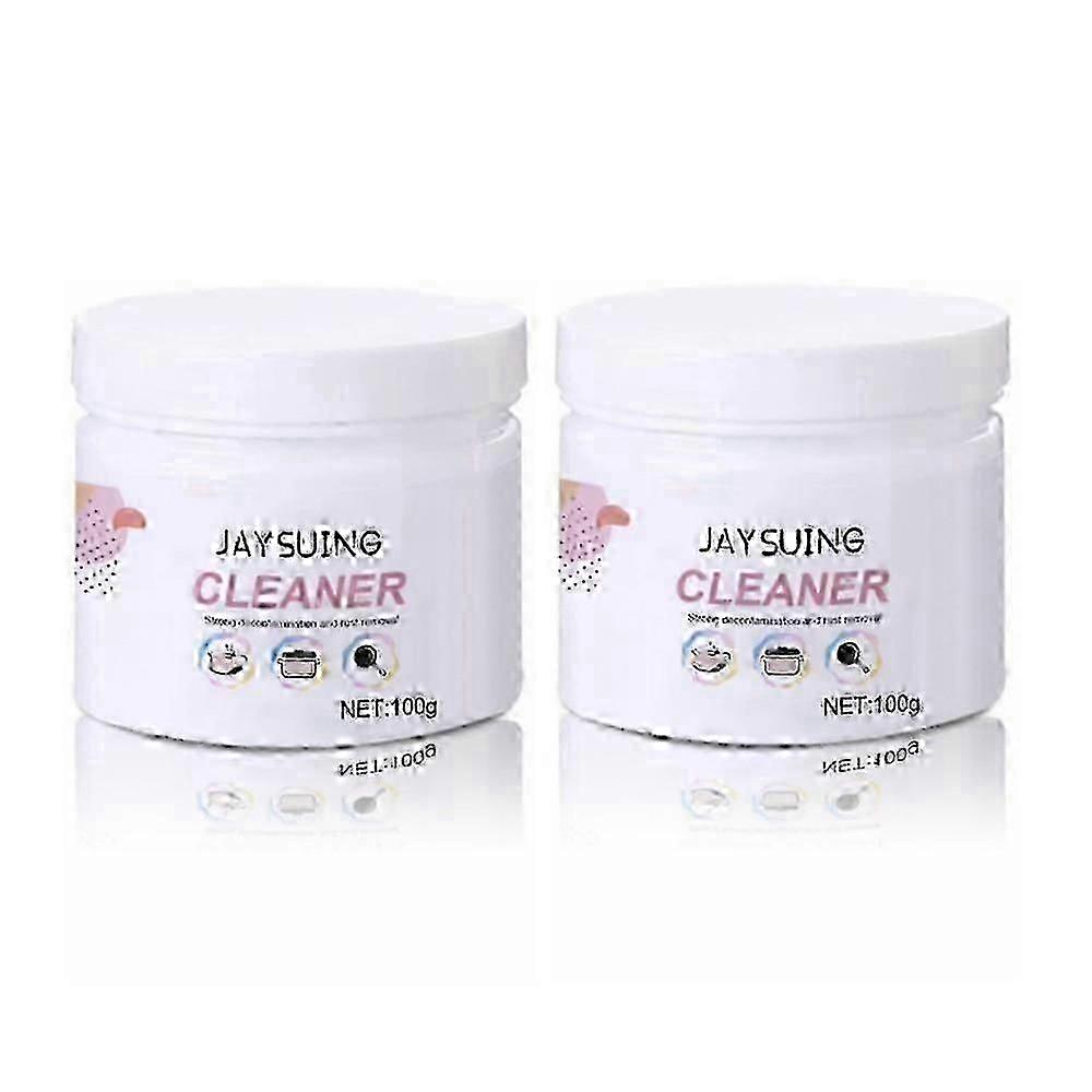 2026 new 2PCS Foam Rust Remover Kitchen All-Purpose Cleaning Powder, Instant Kitchen Cleaning