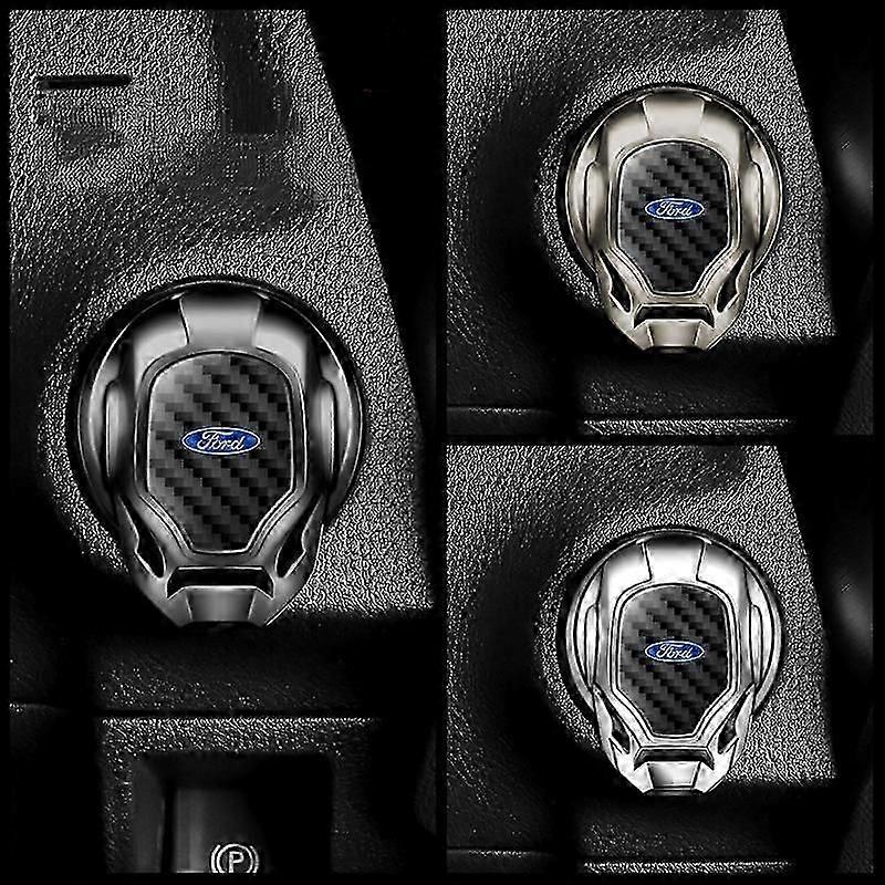 1 item for ford Car Engine Start Stop Button Cover Push Start Button Cover Ignition Decoration Protective Cover Universal Button