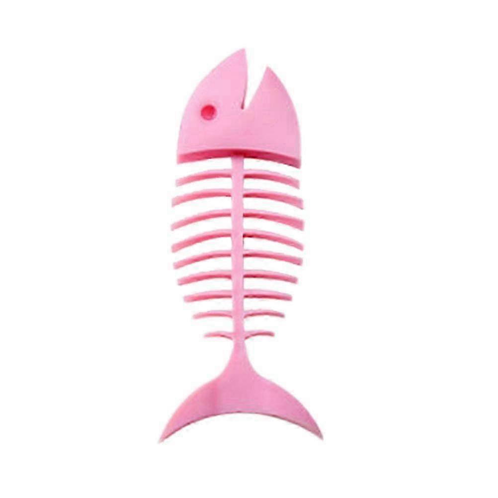 Fish Bone Shape Silicone Soap Dish Holder, Draining Soap Tray for Kitchen and Bathroom