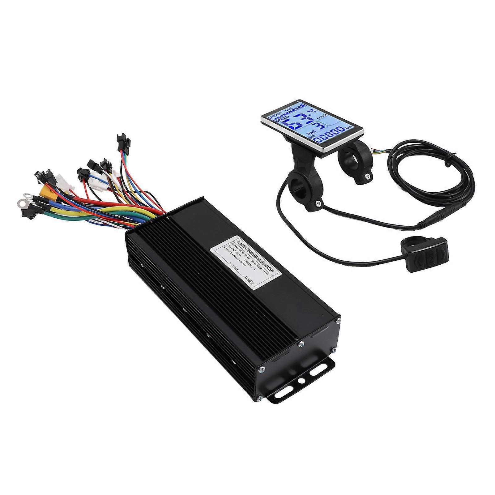 36V 48V 52V 40A M5 LCD Sine Wave Motor Controller Kit