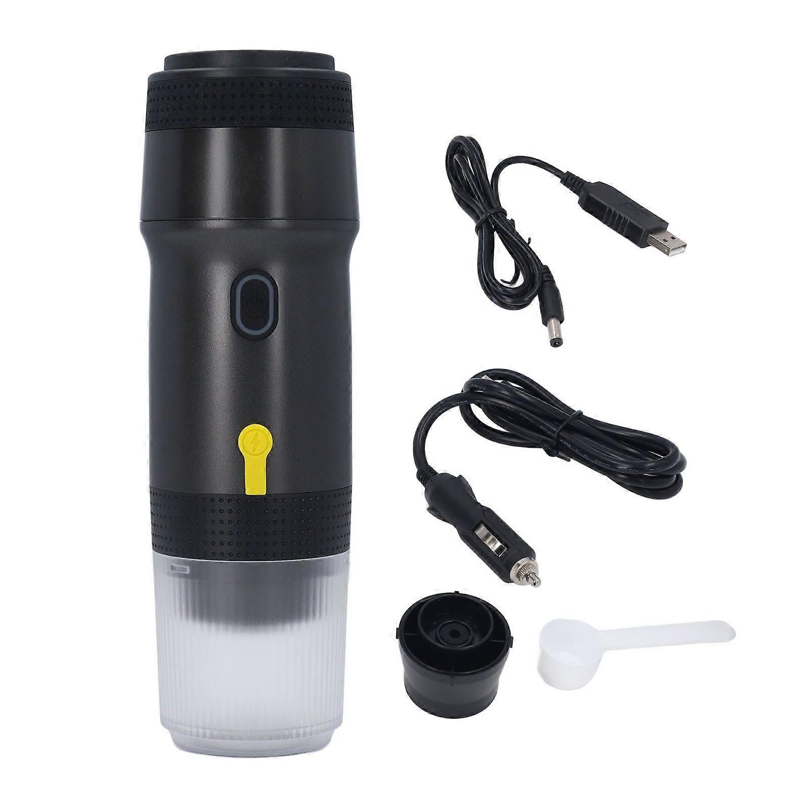Portable Coffee Maker Fast Heating Easy To Clean 20 Bar USB Car Charger Electric Coffee Machine for Outdoor Camping Travel Hiking