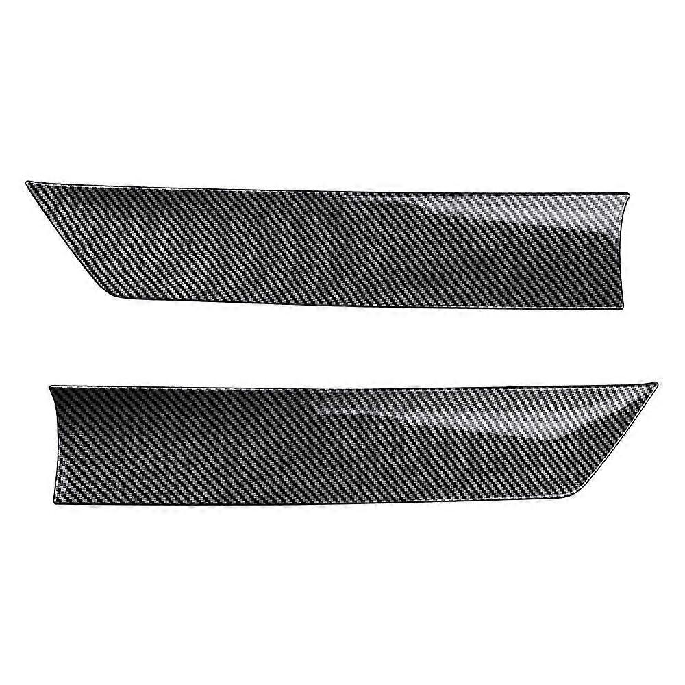 For -V Vezel 2021 2022 Exterior ABS Carbon Fiber Rear Door Trunk Strip Edge Moulding Trims Cover