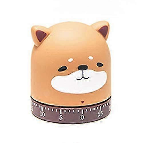 Mechanical Kitchen Timer for Christmas Holiday New Year: 60-Minute Wind Up, 360 Rotating Dog Timer