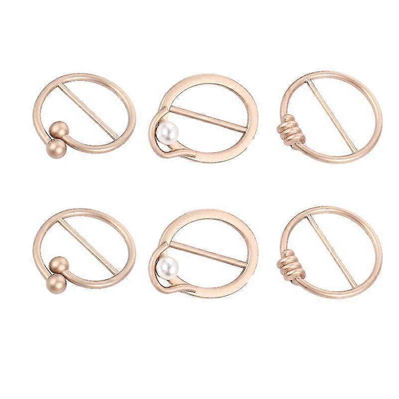 6pcs Beautiful Scarf Rings