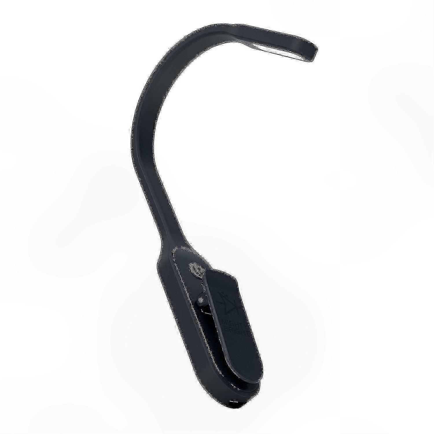 Rechargeable LED Book Light in Black with Adjustable Brightness