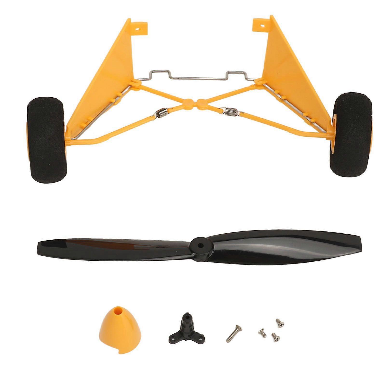 Propeller and Landing Gear Set RC Airplane Spare Parts for WLtoys XK A160 RC Fixed Wing Aircraft