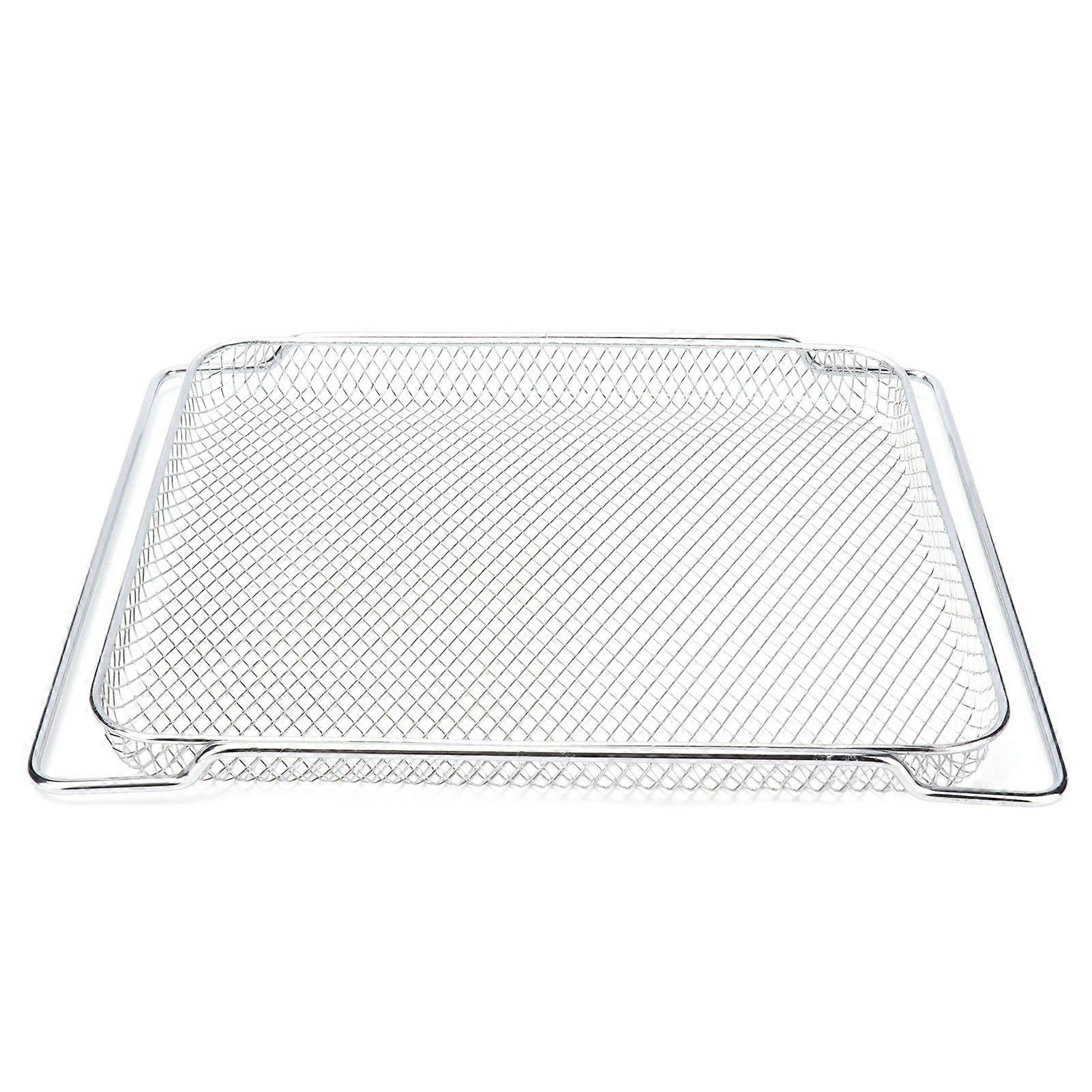Oven Rack Safe Stainless Steel Multi Functional Grilled Net for Baking Cooling 36x30cm