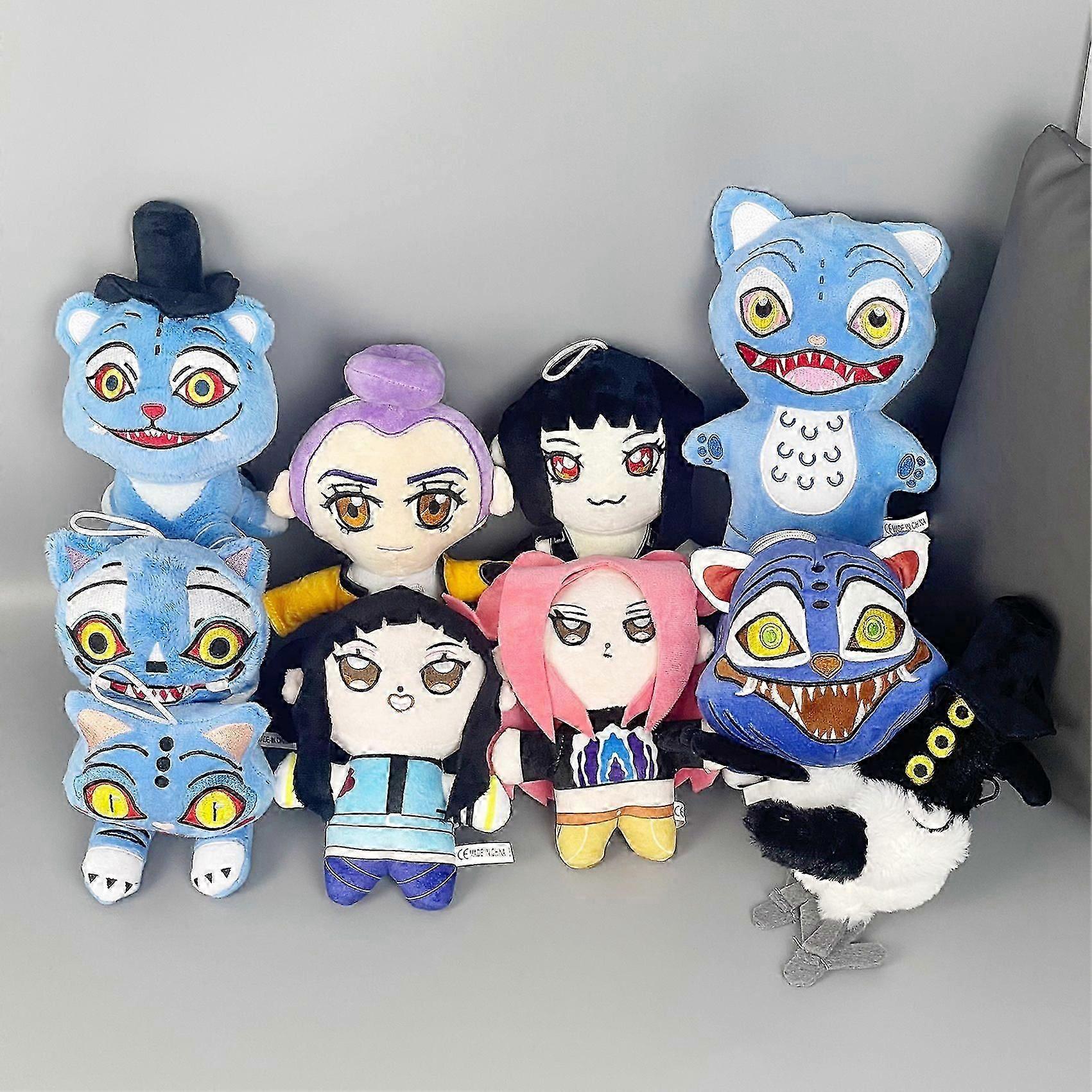 Kpop デーモンハンターズパープルタイガーぬいぐるみKポップデーモンハンターズドールルミおもちゃぬいぐるみ