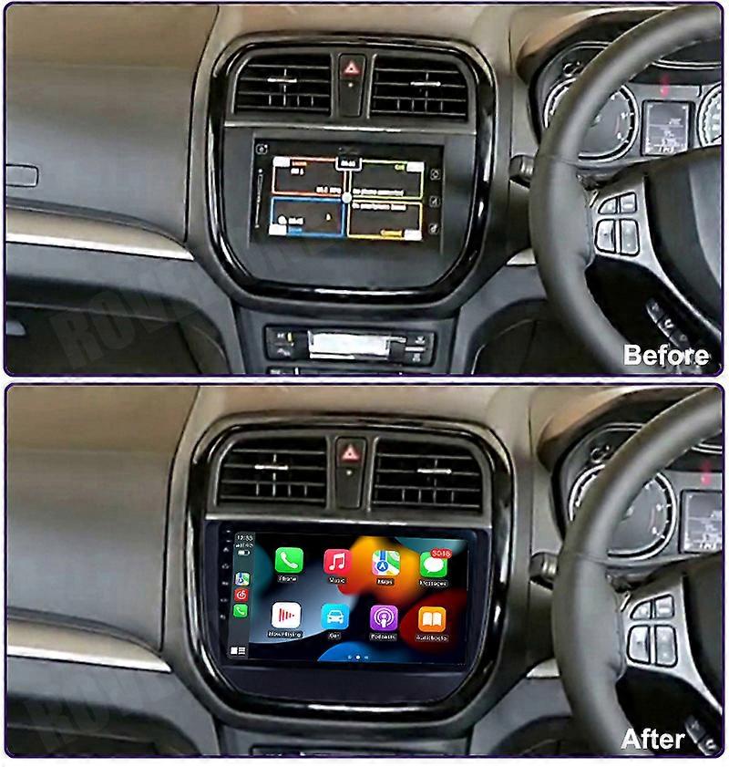 Car Multimedia Player 4G+64G For Suzuki Vitara Brezza 2016-2019 CarPlay Android Auto Stereo Radio GPS Navigation Autoradio Bluetooth 2Din Video Touch