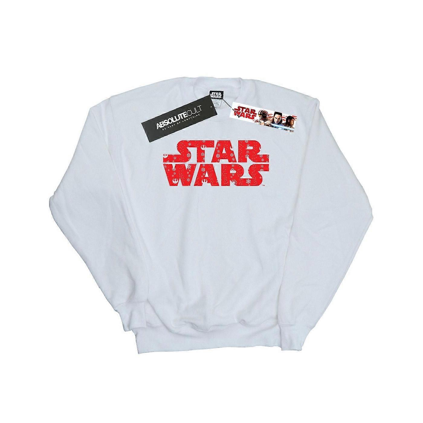 Star Wars Dames/Dames Kerst Logo Sweatshirt