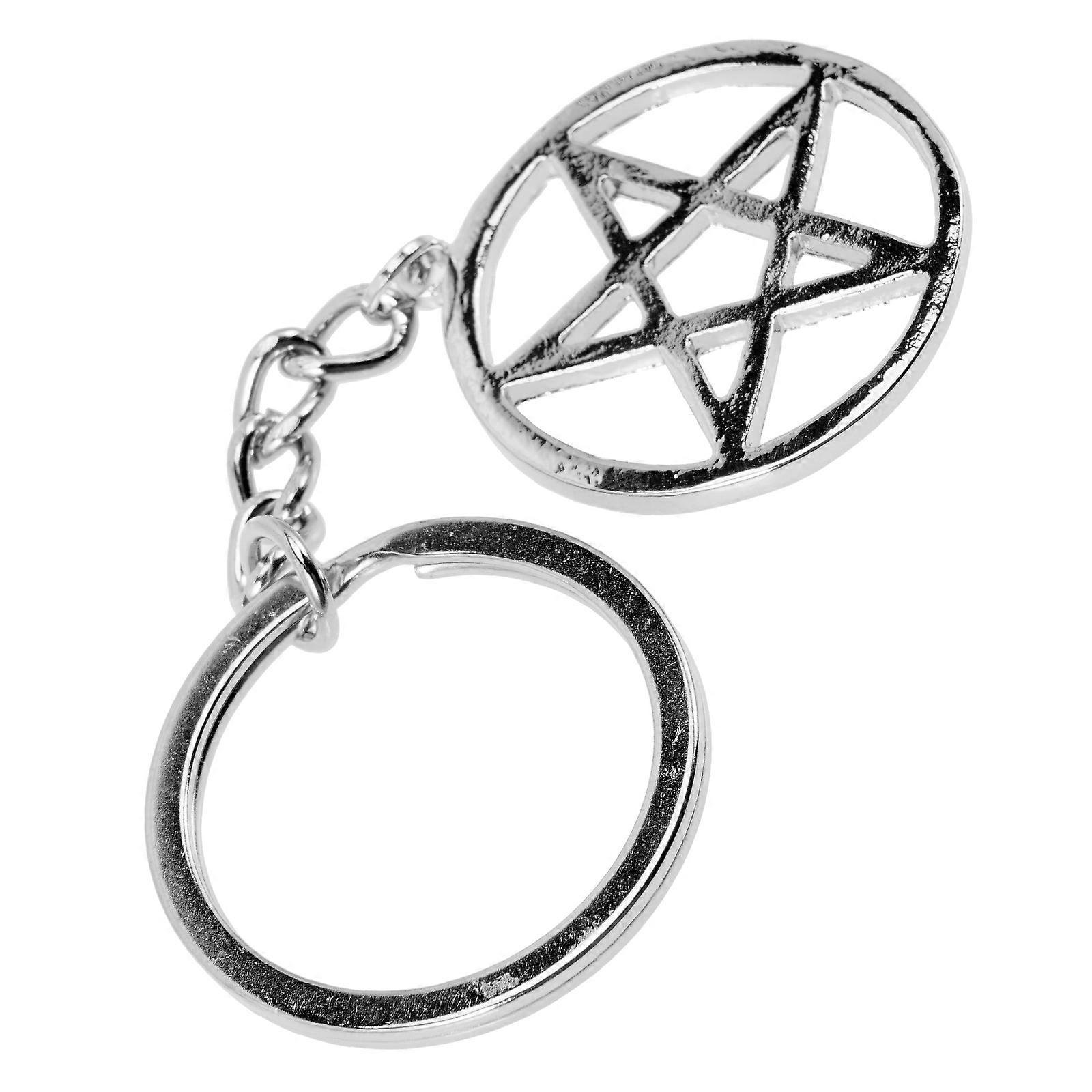 Keychain Pendant Pentacle Star for Decor 10Pcs Bag Hanging Charm