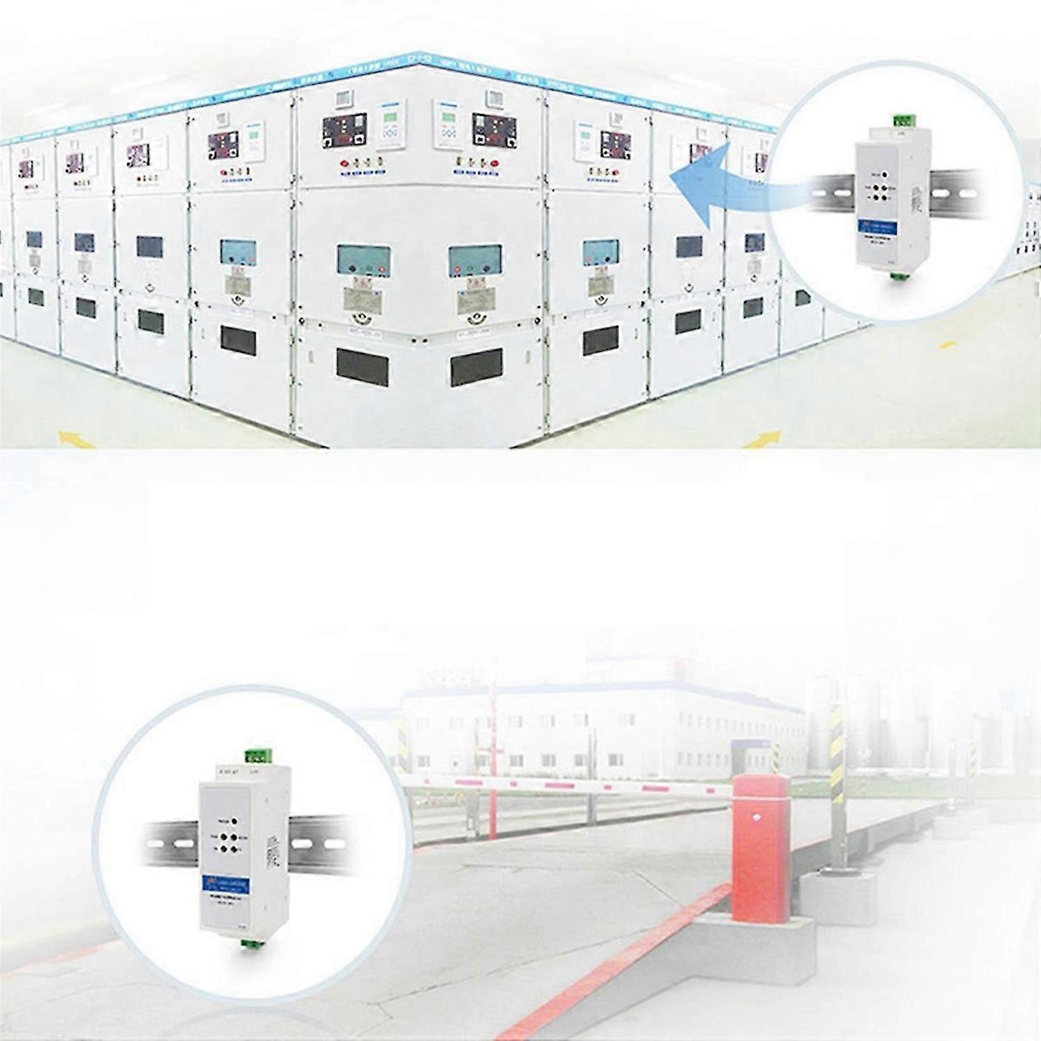 -DR302 Serielles RS485-zu-Ethernet-IP-Servermodul mit DIN-Schiene