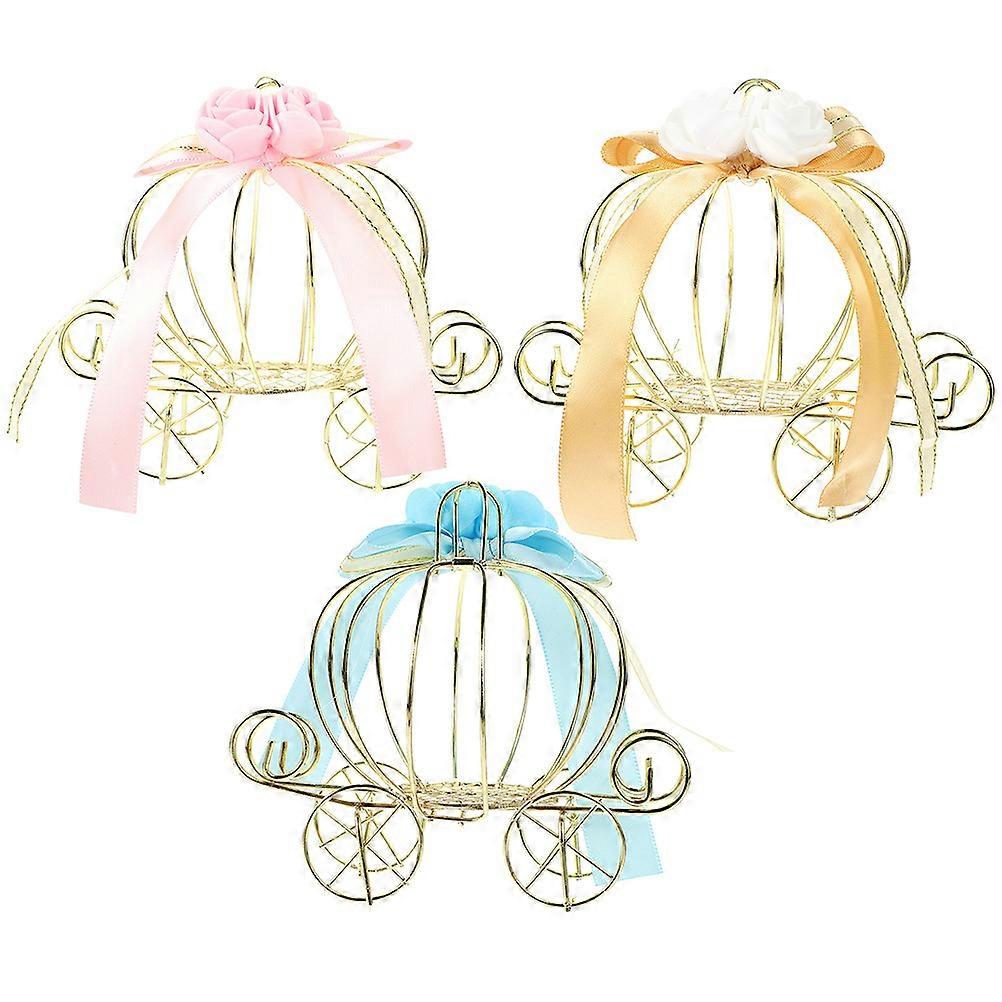 Assorted Color Pumpkin Cart Candy Box for Candy Display 12Pcs