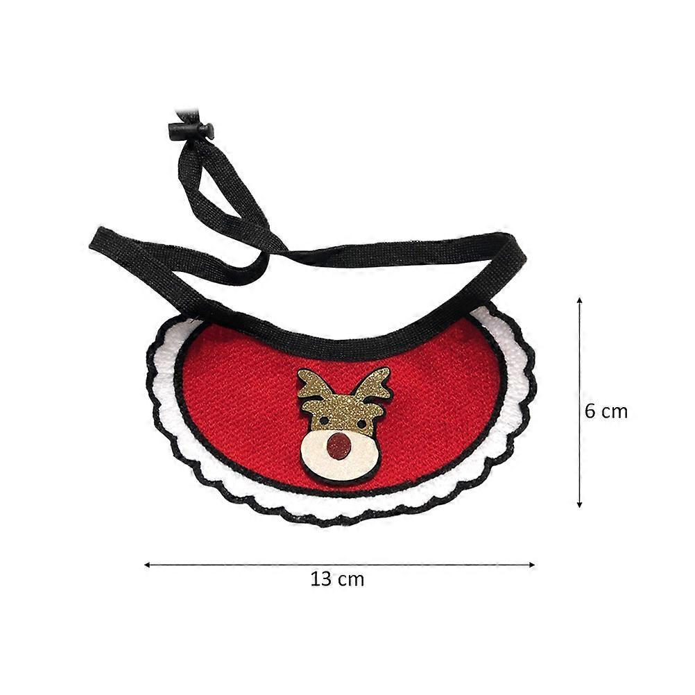 Pet Bib Christmas Dog Collar Decorative Adjustable Bibs Pattern