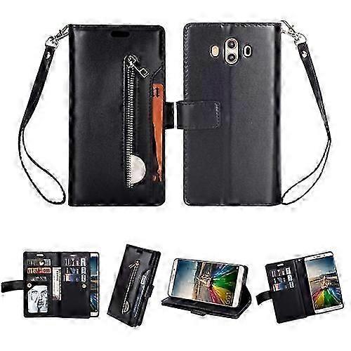 For Huawei Mate 10 Multifunctional Zipper Horizontal Flip Leather Phone Case