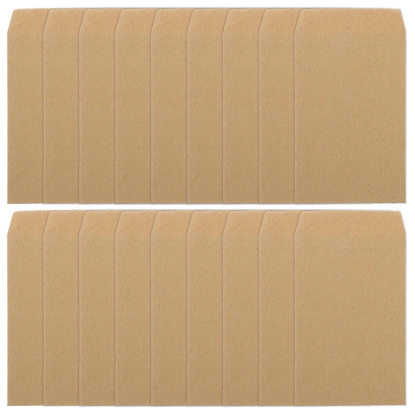 Seed Storage Bag Money Envelopes for Organizing 100Pcs Light Brown Paper