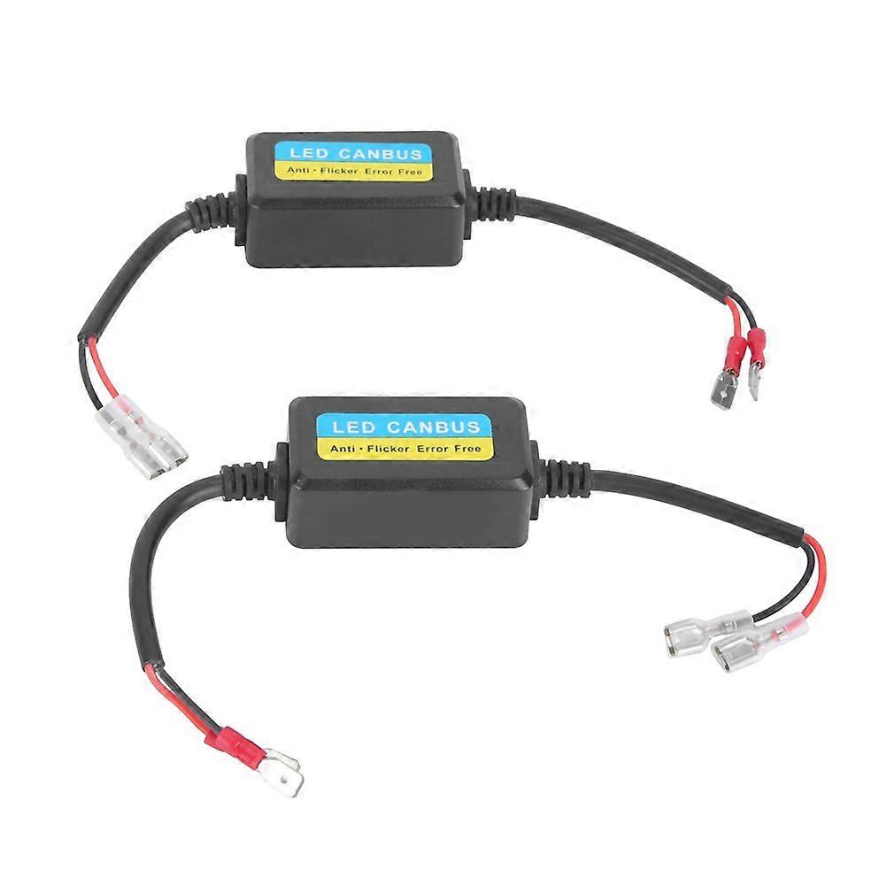 H1/H3 Auto Car LED Light Decoder Headlight Error Free Canceller Anti Flicker Resistors