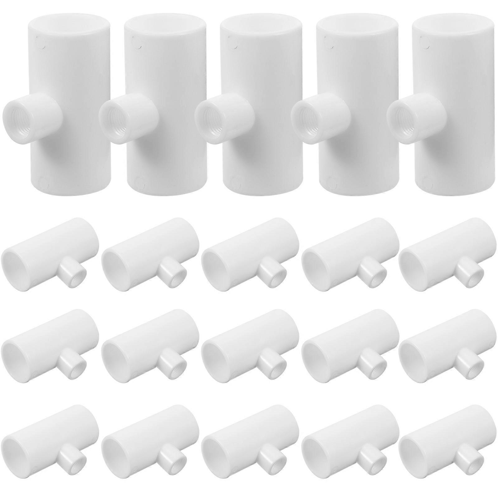Poultry Waterer Tee Fittings for Connecting 60Pcs Plastic Chicken Waterer