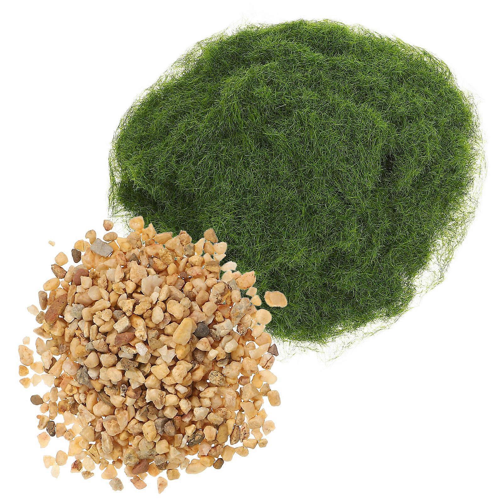 Grass Powder Fake Grass for Landscape Making with 2Sets for Sand Table