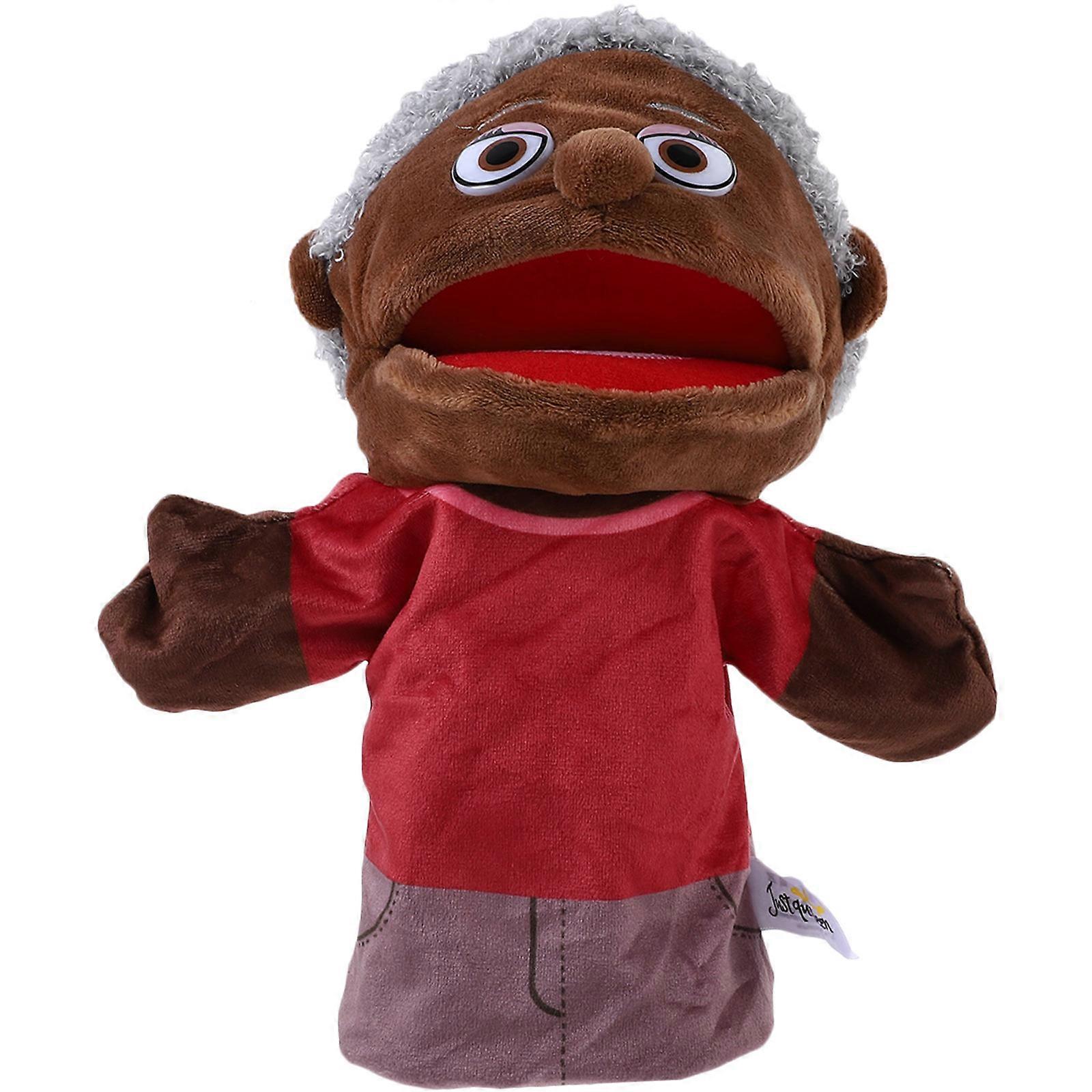 Plush Hand Puppet for Storytelling Family Member Hand Puppet 2Pcs