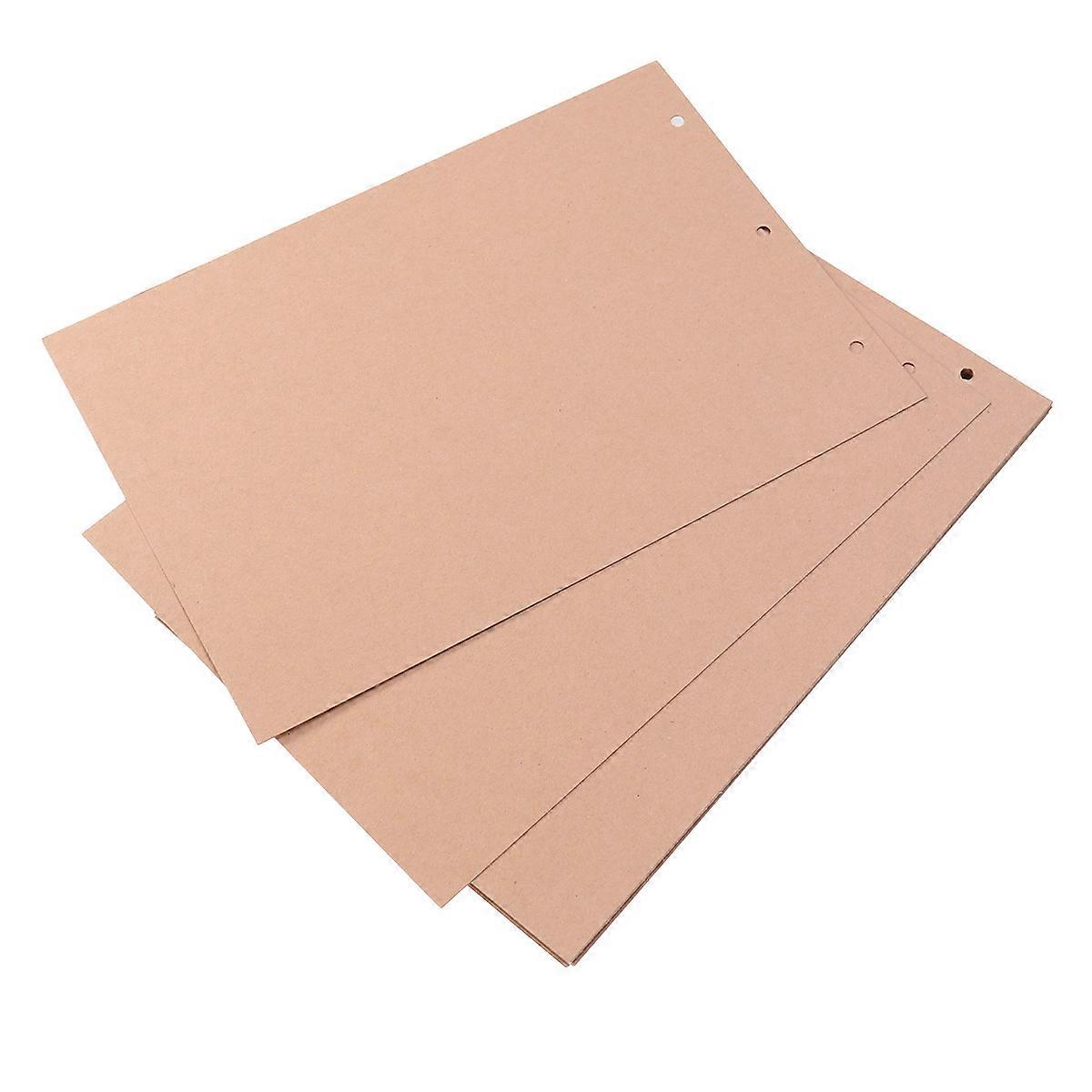 Photo Refill Pages Scrapbook Refill for Scrapbook Use with 15 Sheets Brown