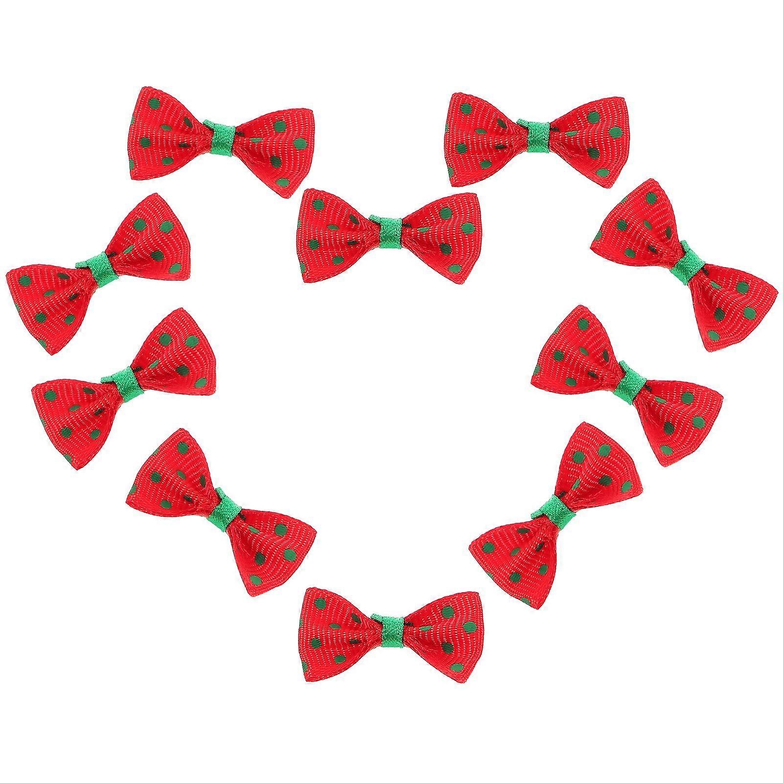 30pcs Adorable Tiny Bows Doll Mini Bows DIY Mini Bows Decorations Small Crafting Bowtie