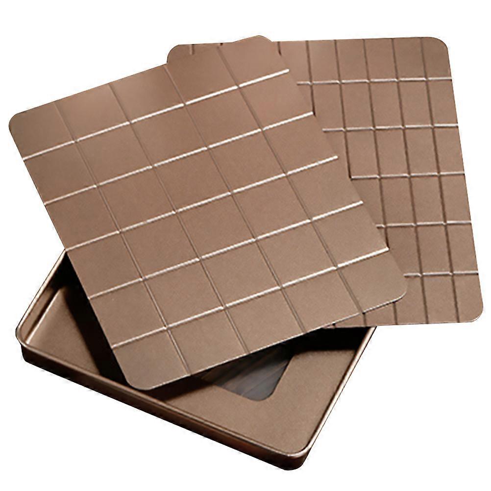 Baking Tools Set Nougat Shaping Tray Non-Stick Surface Rectangular Design Carbon Steel Candy Cutting Kitchen Supplies 1Set
