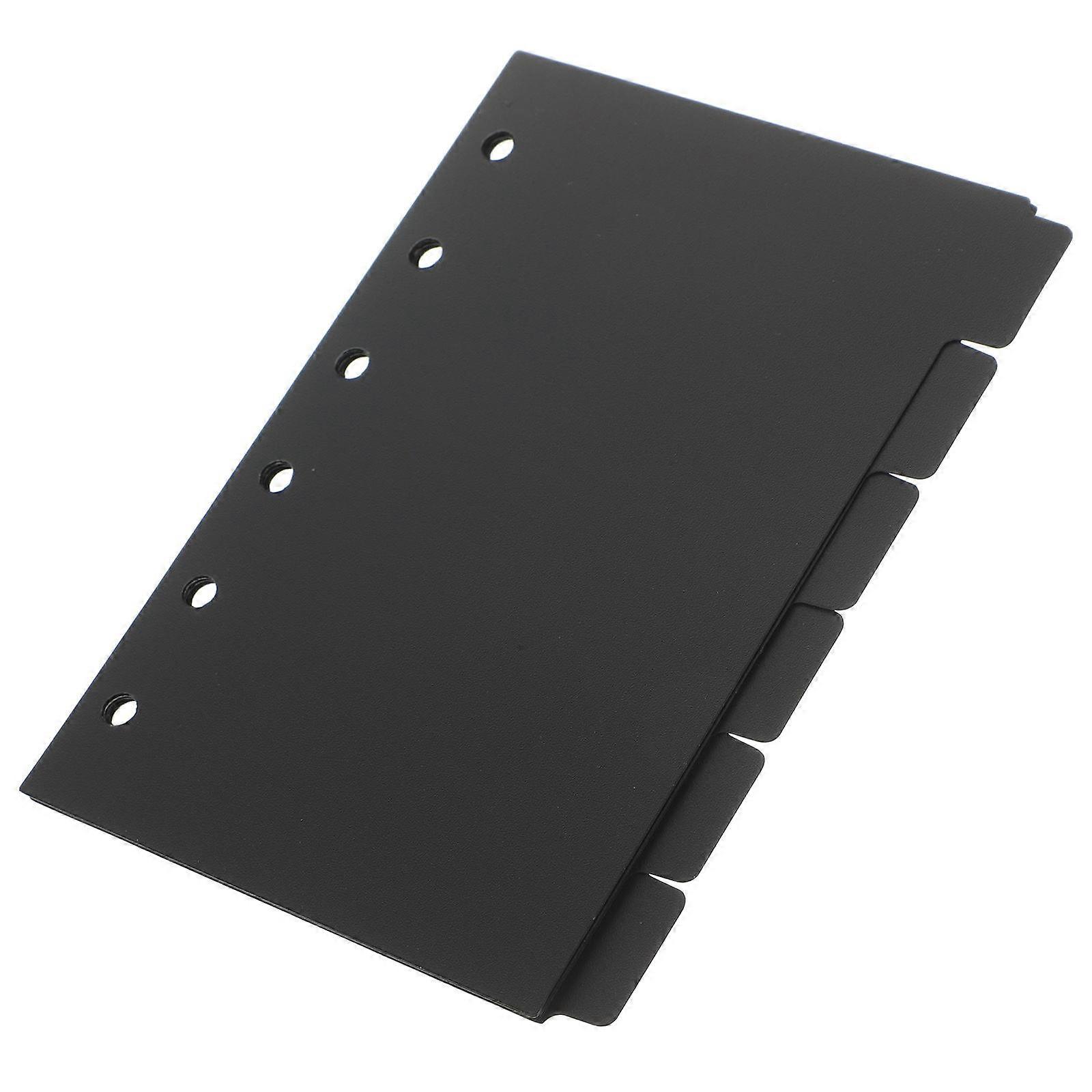 Binder Dividers For Organizing Documents In Black Color Featuring Tabs Design For Office Use Sized 4.9X3.5X0.1In Consisting Of 18 Sheets