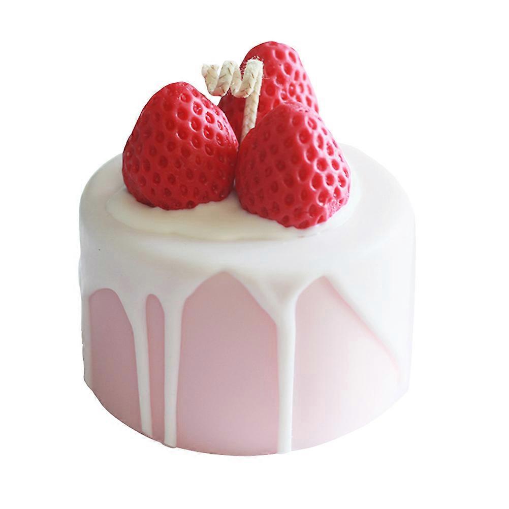 Decorative Candle Cake Shape Aromatherapy Candle for Decoration 5Pcs