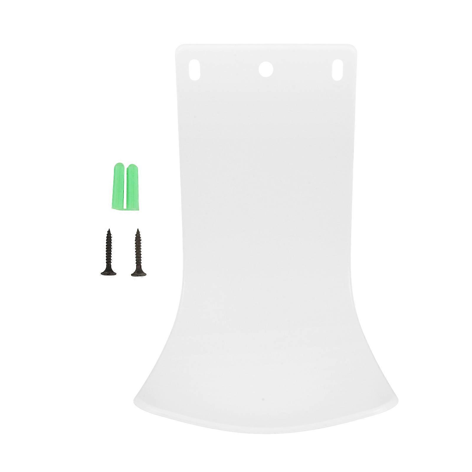 White Plastic Soap Dispenser Drip Tray for Spill Prevention 5Pcs Pack