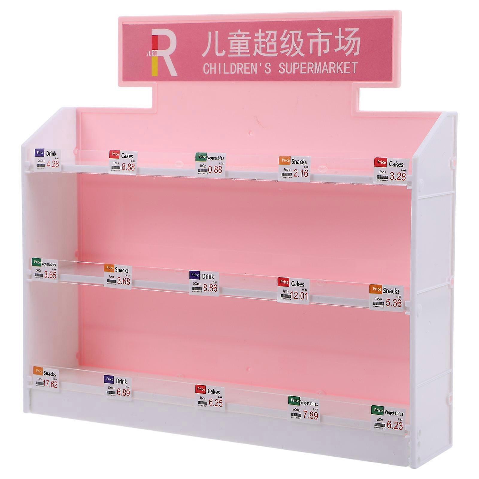 Assorted Color Miniature Supermarket Shelf Dollhouse Furniture For Collectors 1Pcs