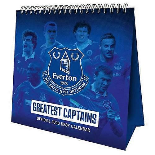 Everton FC 2026 Crest Desktop Calendar