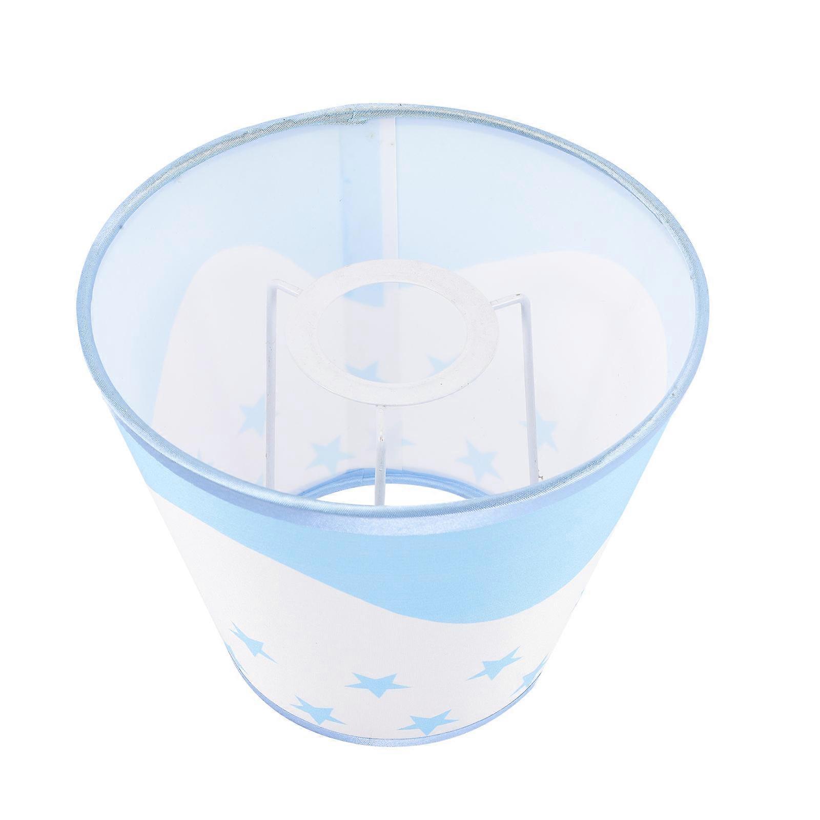 Lamp Shade Table Lamp Cover for Protection Sky-Blue Fabric Replacement Set