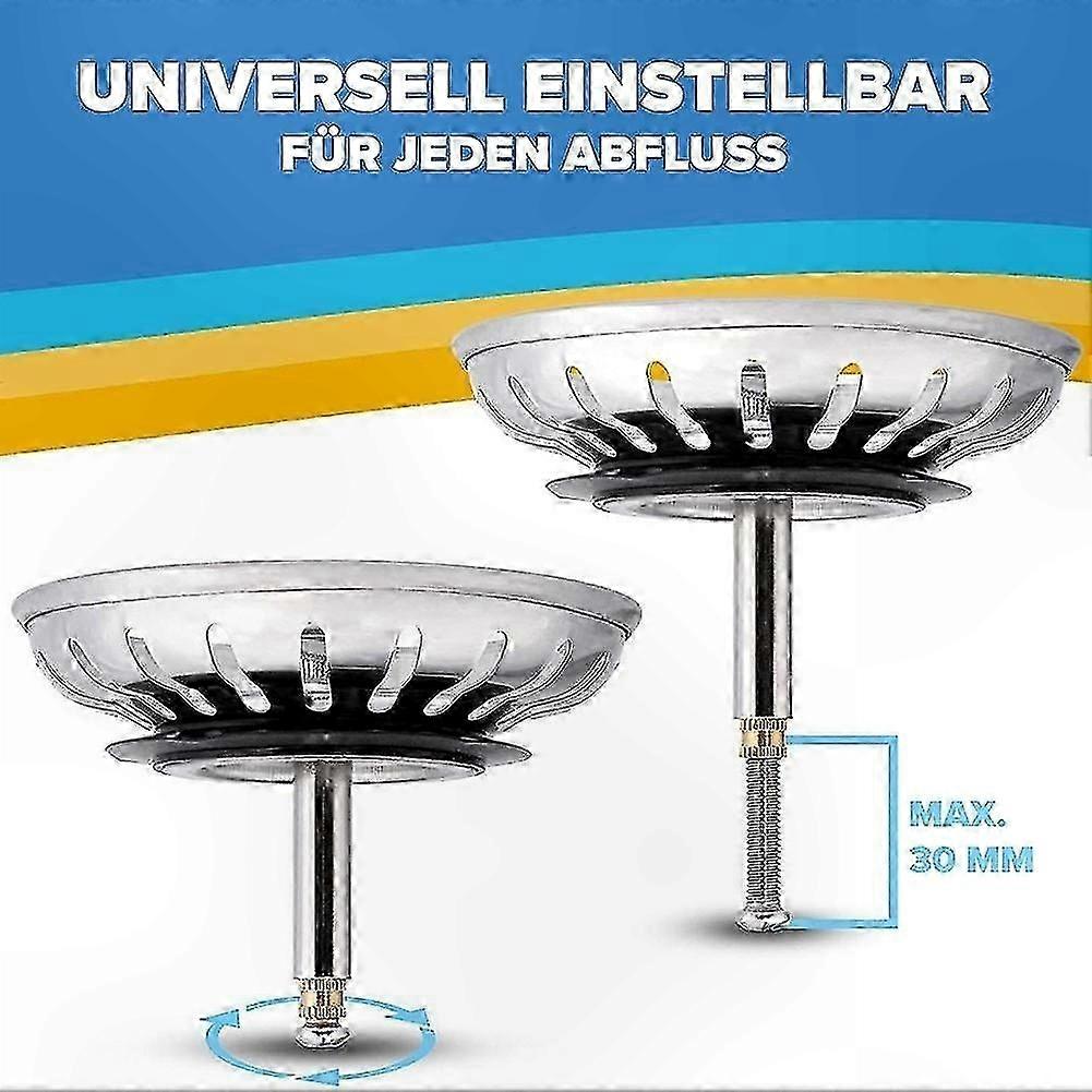 Universal Sink Strainer Replacement Filter for Kitchen Drains