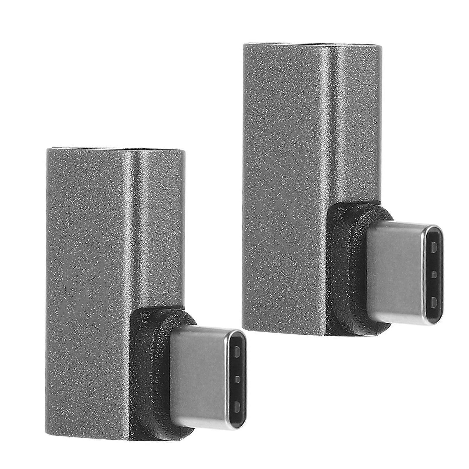 10 Pcs USB C Right Angle Adapter Accessory Ideal For Computer Use Featuring Aluminium Alloy Material And 8K Display Support