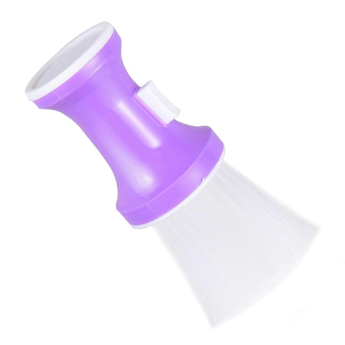 Multi-Functional Cleaning Hair Brush For Shaving And Hair Cutting In Home And Salon Use With Comfortable Round Handle 1Pcs