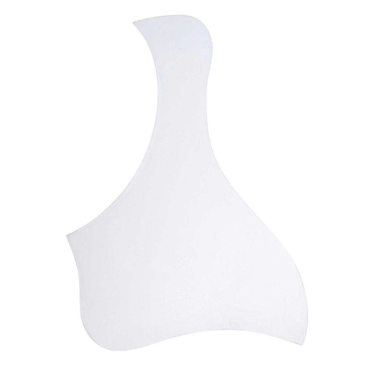 Pickguard Set Bird Shape Protect Stickers for Guitar Use 2Pcs White