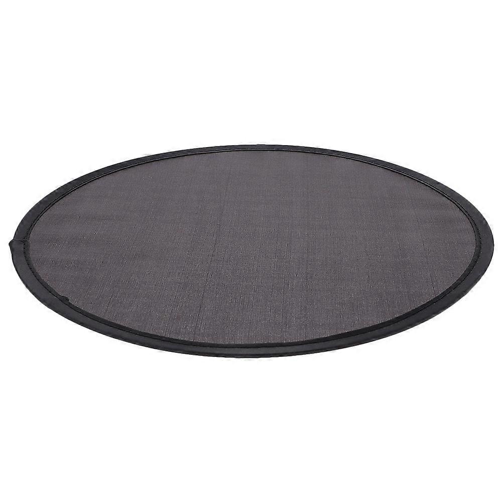 Portable Round Folding Fan 2Pcs Easy To Carry Handheld Fan For Women Performance Summer 9.8X9.8X0.2In