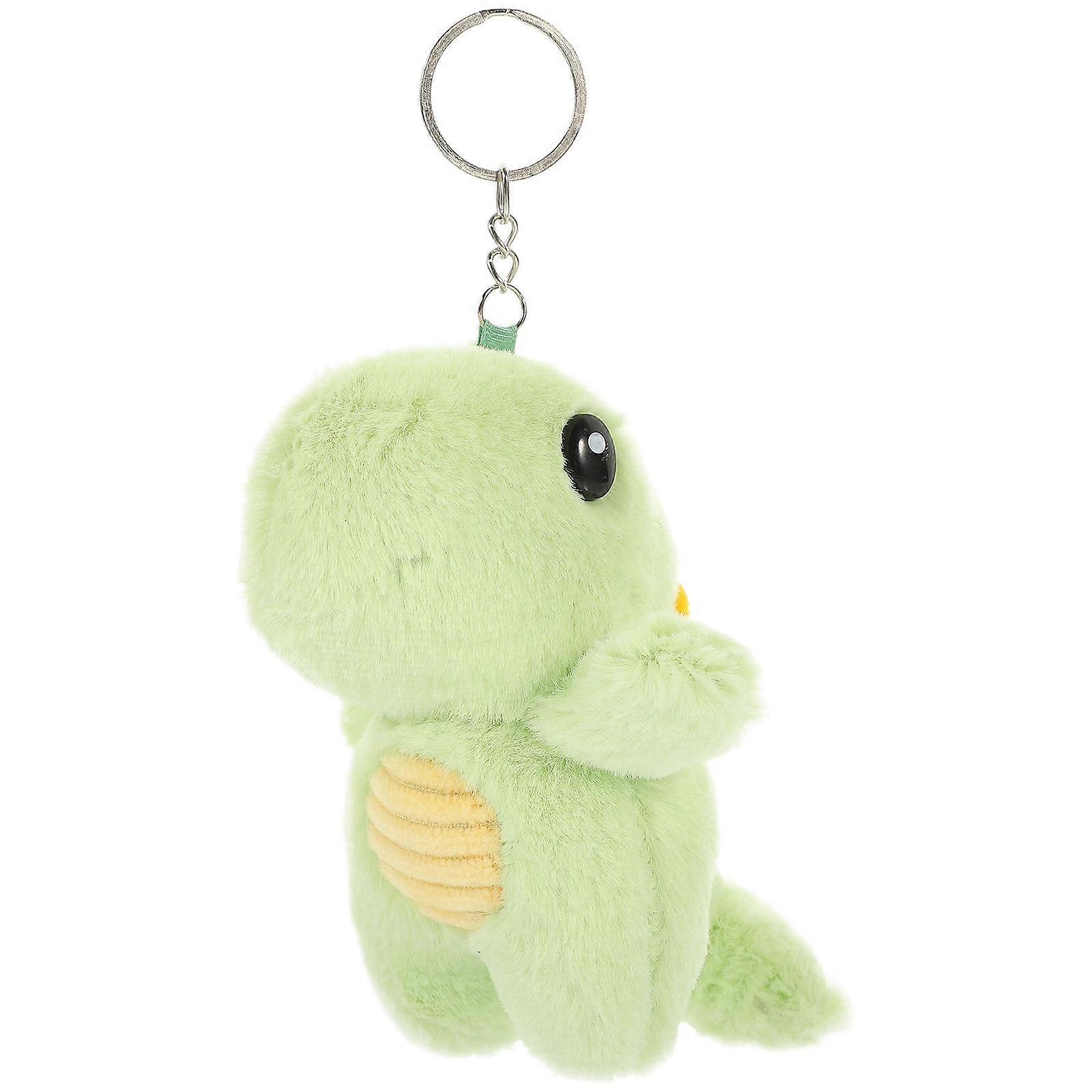 Stuffed Animal Dinosaur Key Chain Plush Key Ring for Hanging 3Pcs