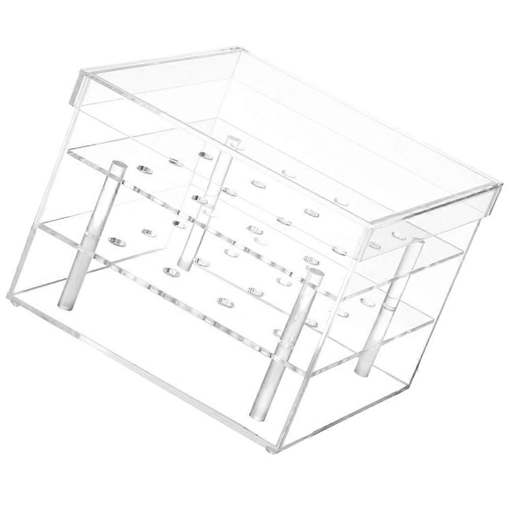 Acrylic Flower Box Clear Holder for Storage Use 2Pcs Transparent Eternal Packaging