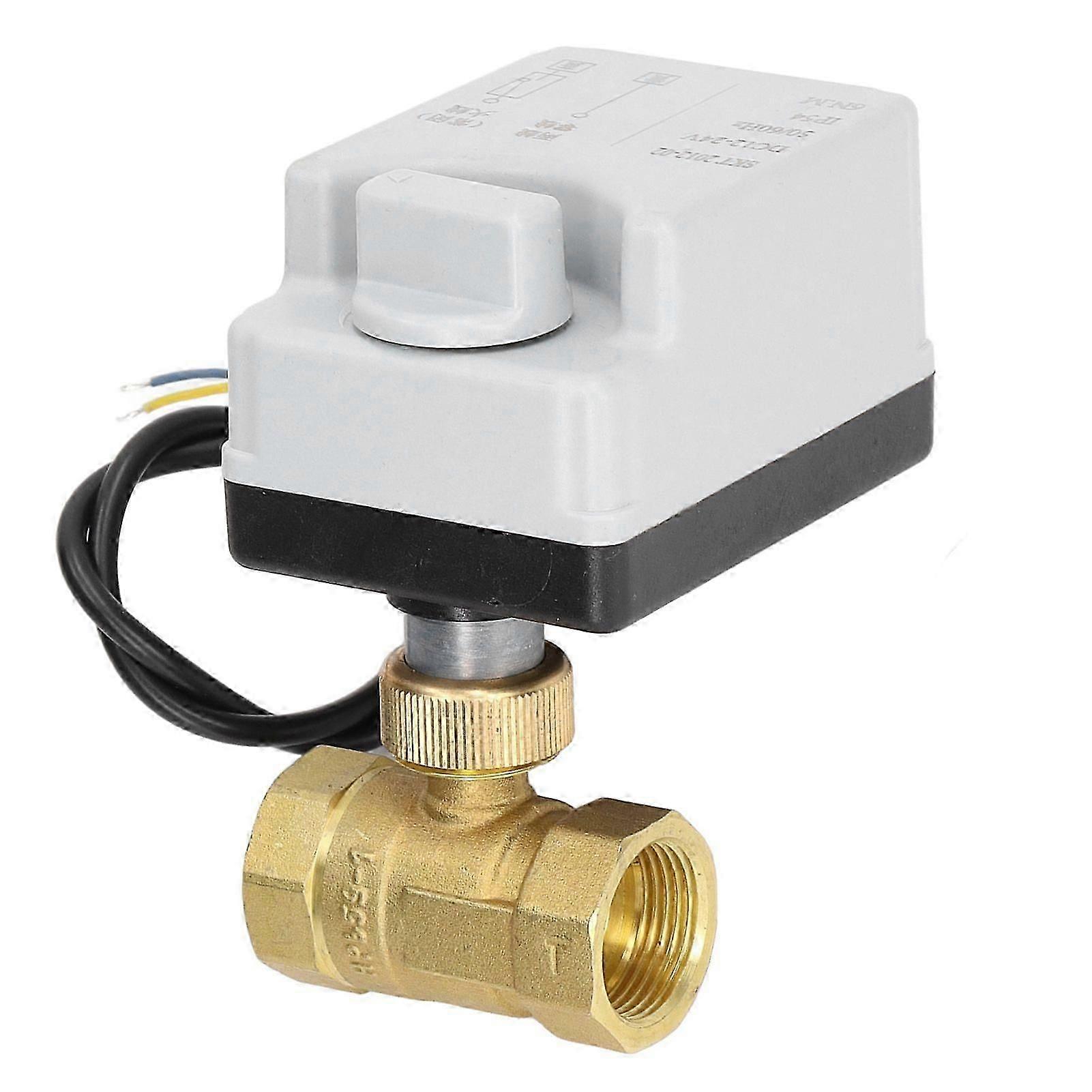 High quality DN20 two-way ball valve manual and automatic two-wire DC12V~24V