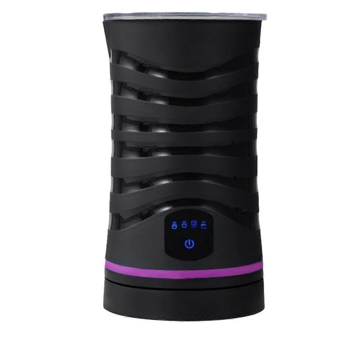 Mousseur à lait électrique 600 ml, arrêt automatique, mousseur à café, mousseur à lait chaud et froid, chauffe-lait, mousse rapide, prise AU