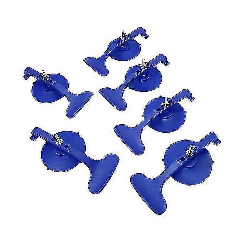 6pc Suction Clamp Set Window Suction Cups For Sealing Rear Window To Top Convertible Glass Windshield Repair Gluing