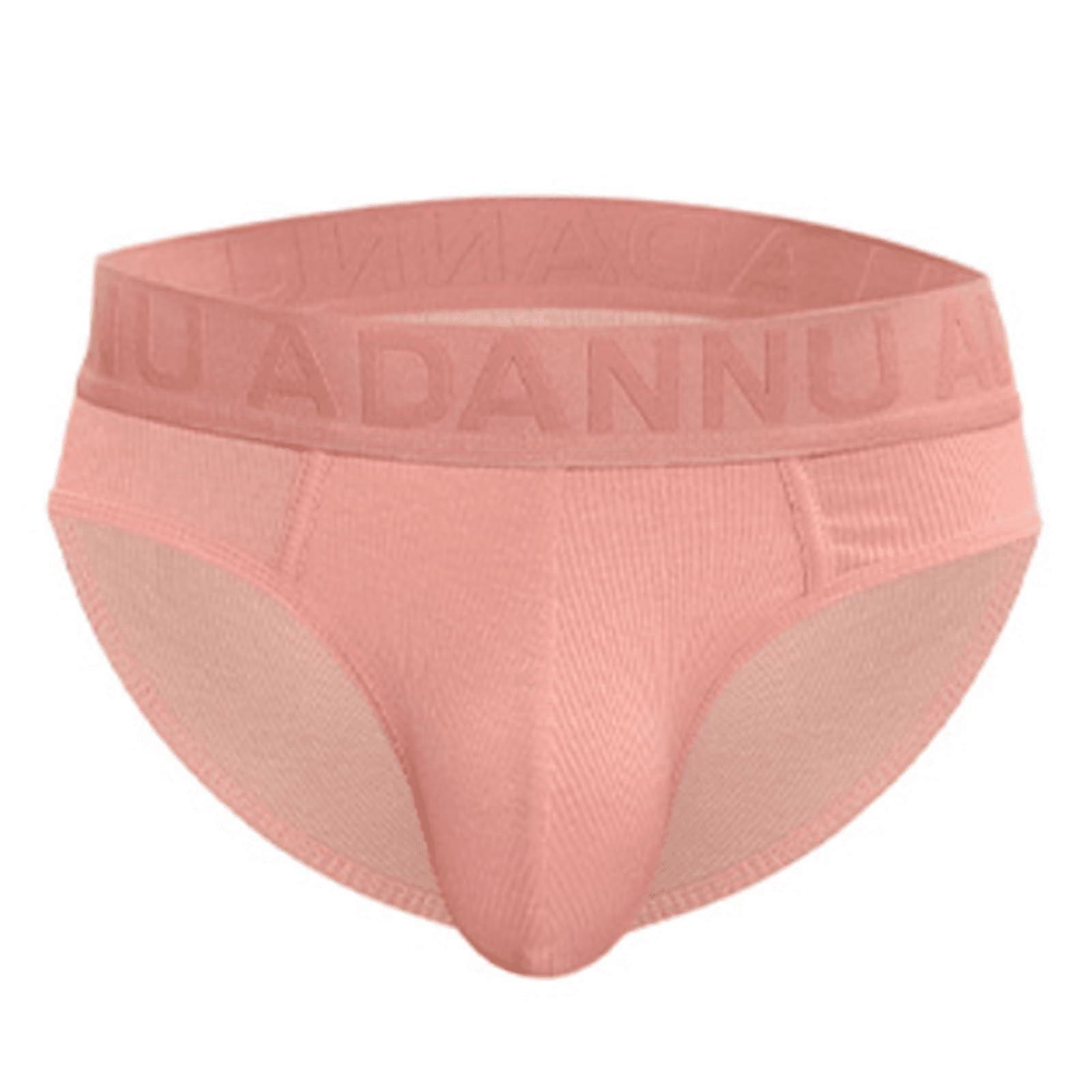 Boxershorts Herren String Tanga G-Strings Sexy Unterwäsche Männliche T-Back Unterhose Rosa XL für Männer