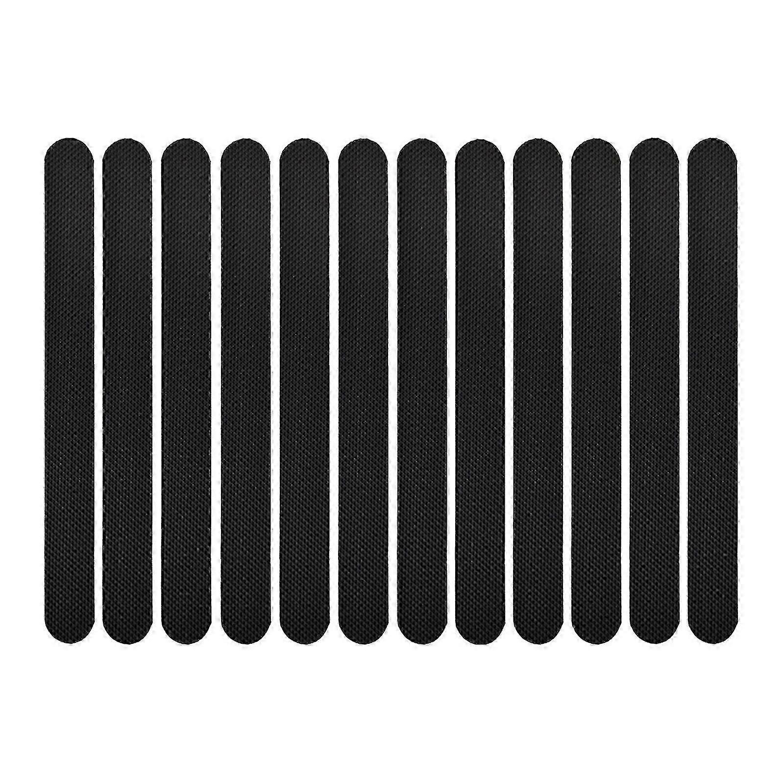 25-26 12Pcs Non-Slip Shower Floor Stickers, Removable Bathroom Anti-Skid Treads for Child Safety - Easy to Apply & Remove