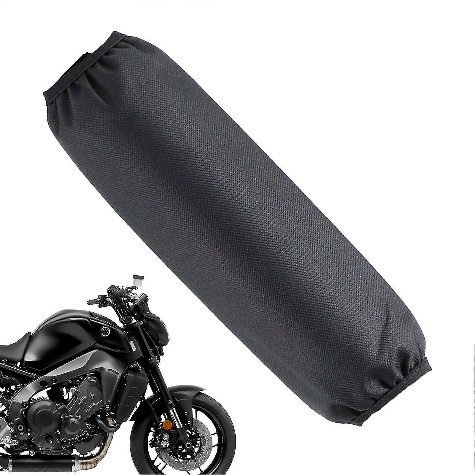 Motorcycle Front Fork Cover Waterproof Dust Seal Sleeves Elastic Fit 27cm Front Fork Guards For Off Road Motorbikes