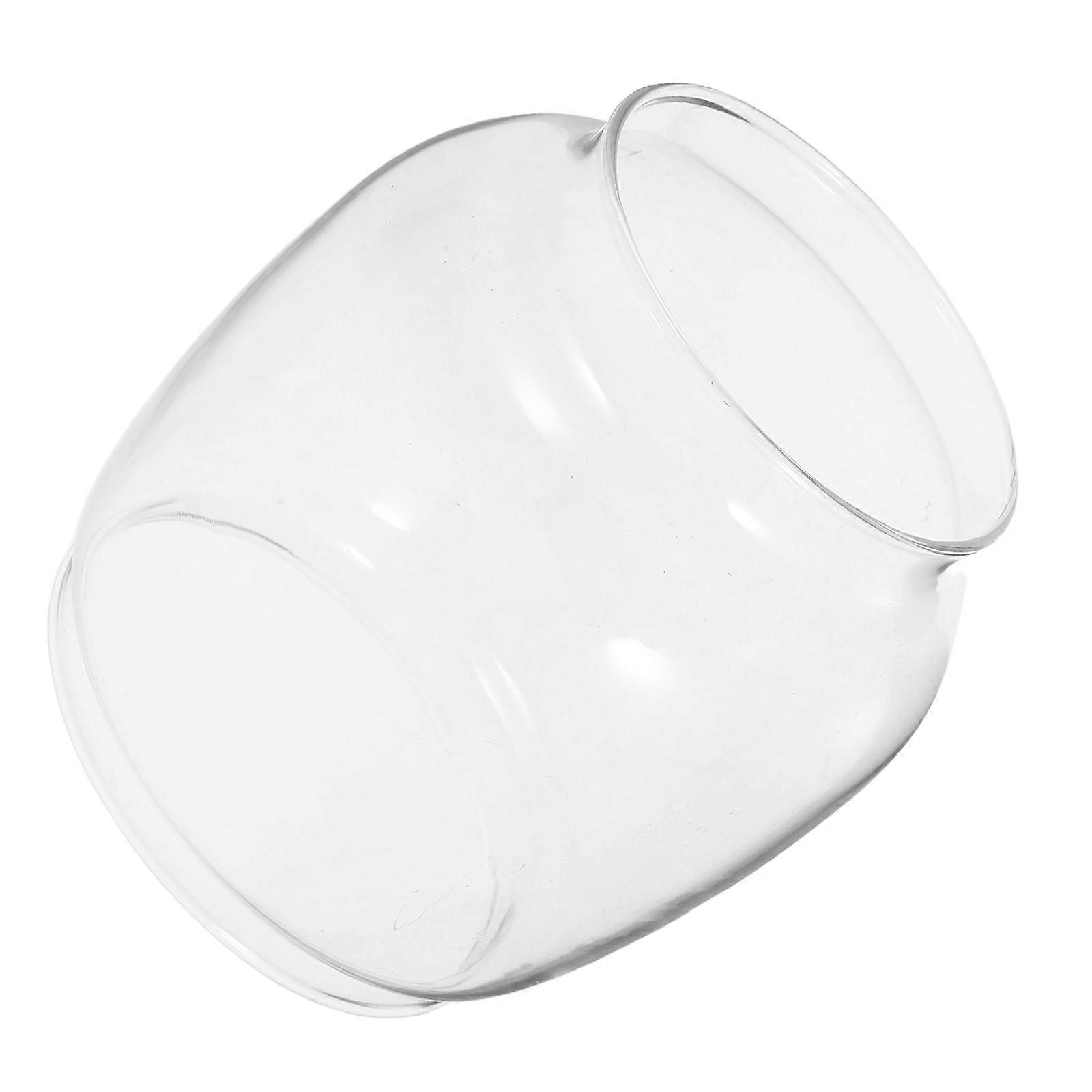 Glass Lampshade Transparent Kerosen Lamp Cover for 3Pcs Table Light