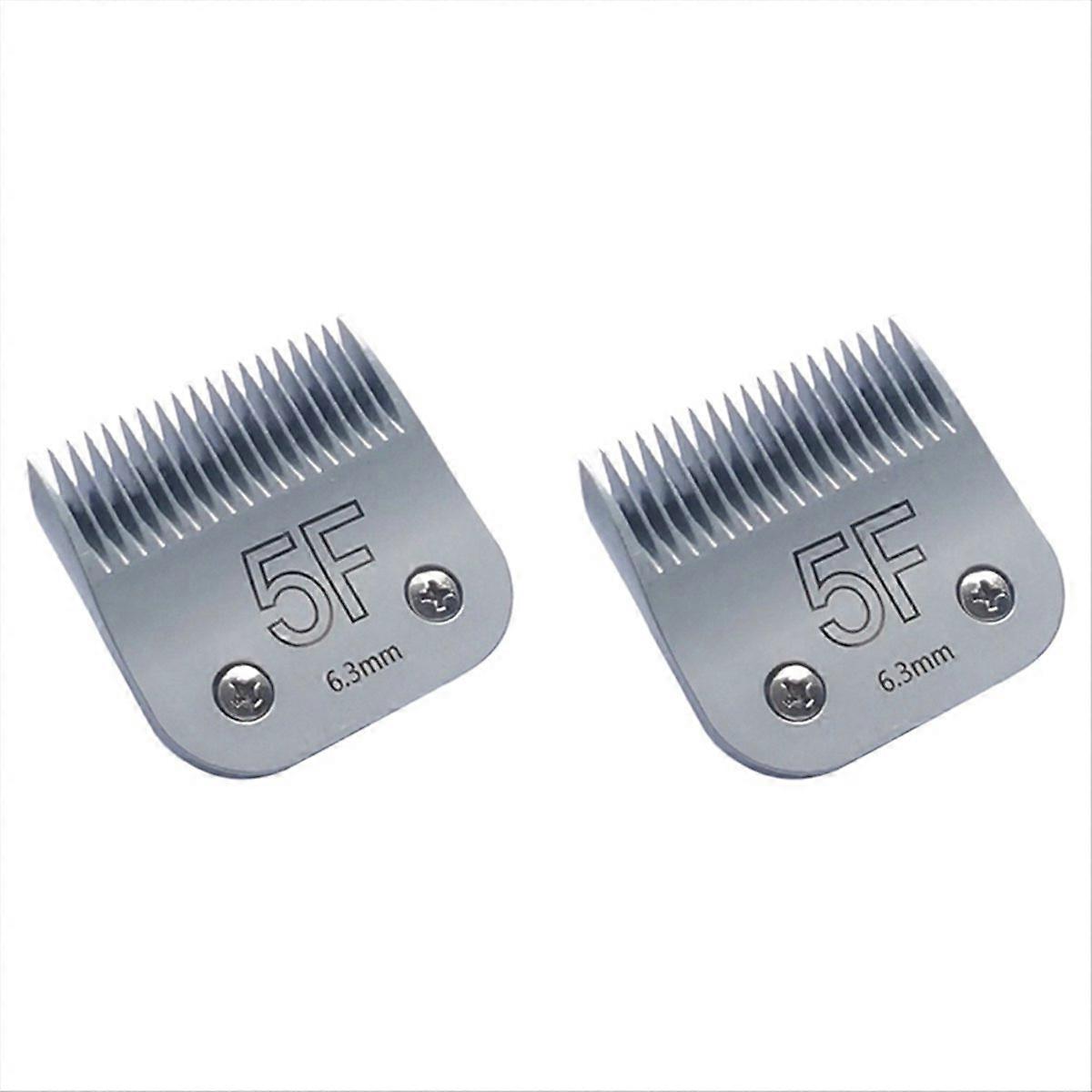 5FC 6.3mm Detachable Pet Dog Grooming Clipper Ceramic Blade Replacement for Most A5 KM10 Series Clipper