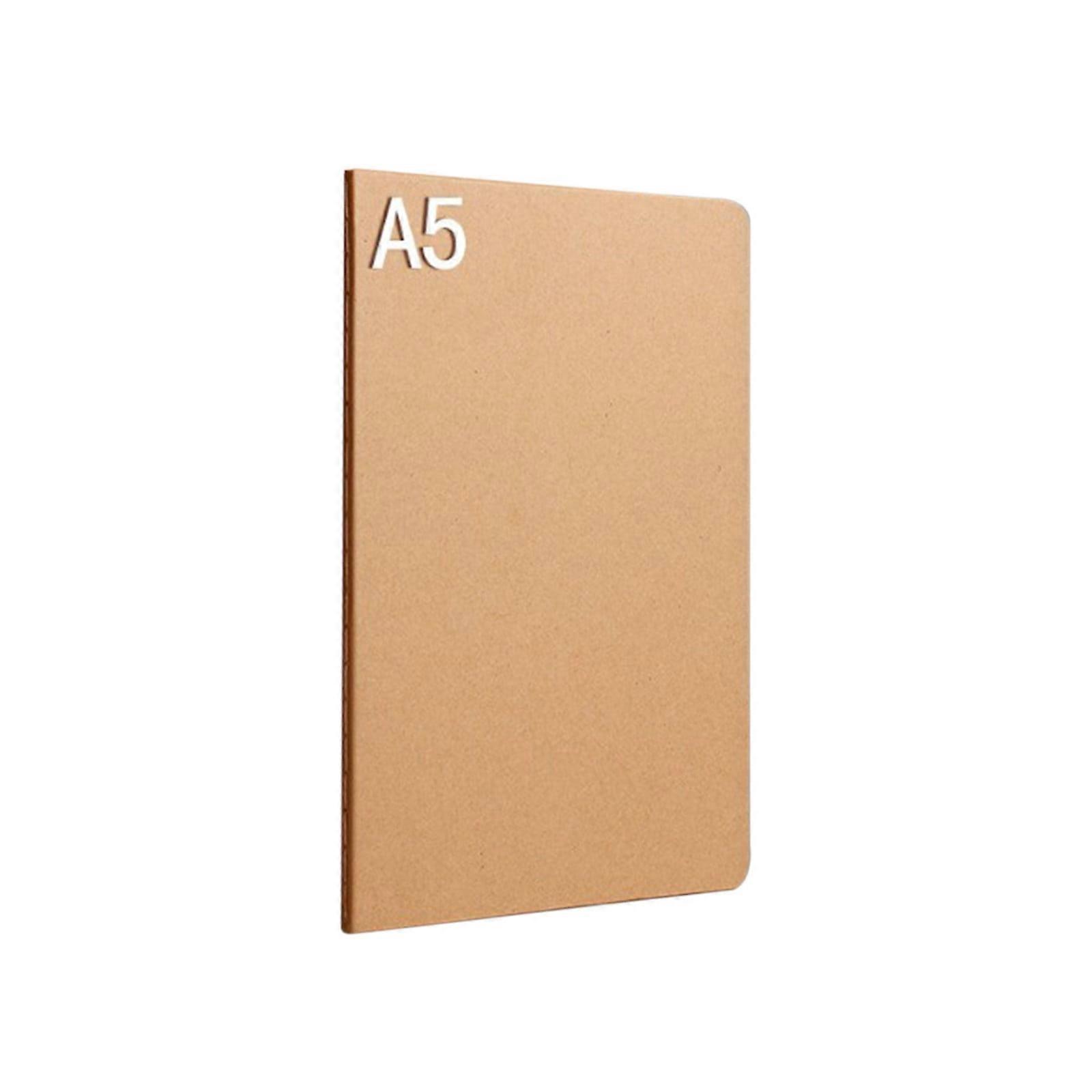 A5 Kraft Paper Notebook Student Ordinary Exercise Book Environmentally Friendly Kraft Paper Horizontal Line Notebook