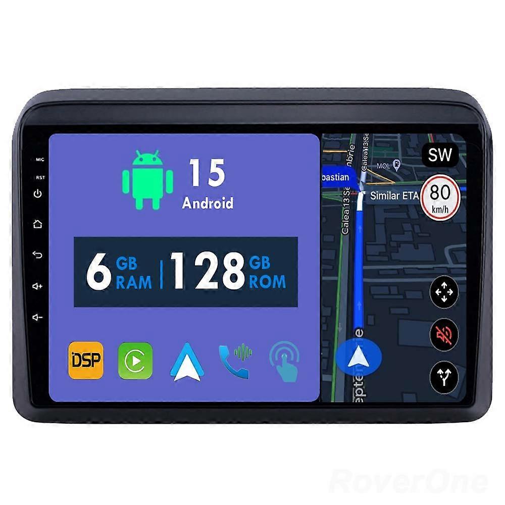 Car Radio 6G+128G CarPlay GPS Navigation Head Unit for Suzuki Ertiga 2018 - 2020 Android Auto Bluetooth Stereo Touch Screen
